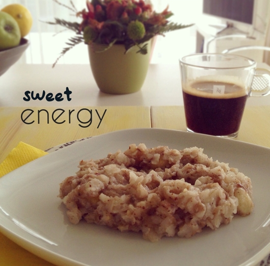 Sweet energy - Banános rizskása reggelire