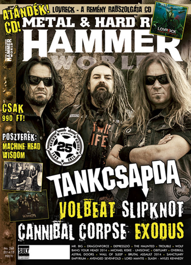 HAMMERWORLD az októberi szám tartalmából Felvidéki Rockmagazin