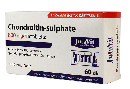 Jutavit Chondroitin-sulphate filmtabletta - 60db - VitaminNagyker webáruház