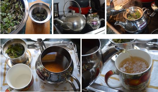 gyömbér tea készítése
