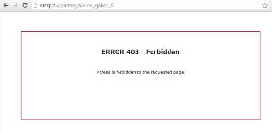 Simon_Gabor_MSZP_parttag_forbidden.jpg