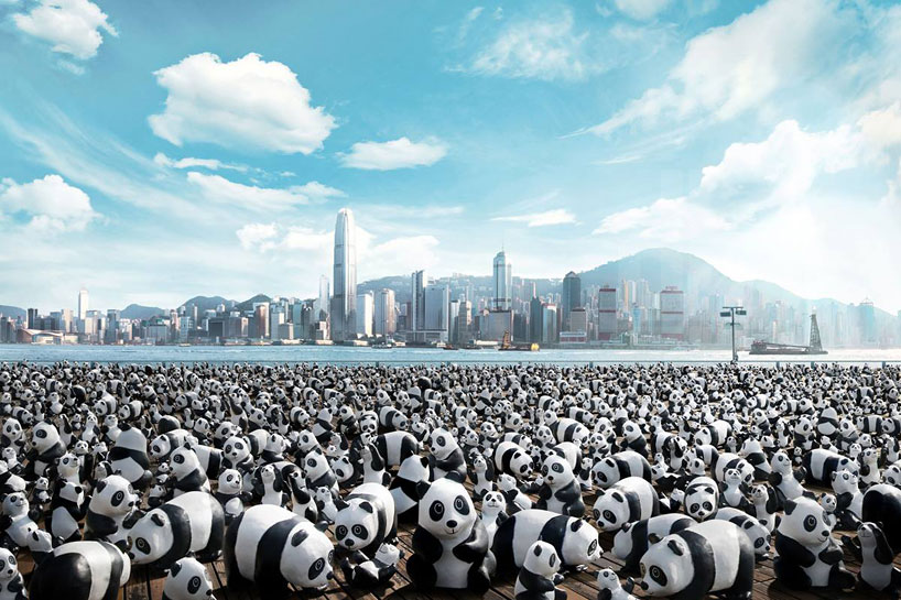 Papírmasé pandákkal a globális tudatosságért