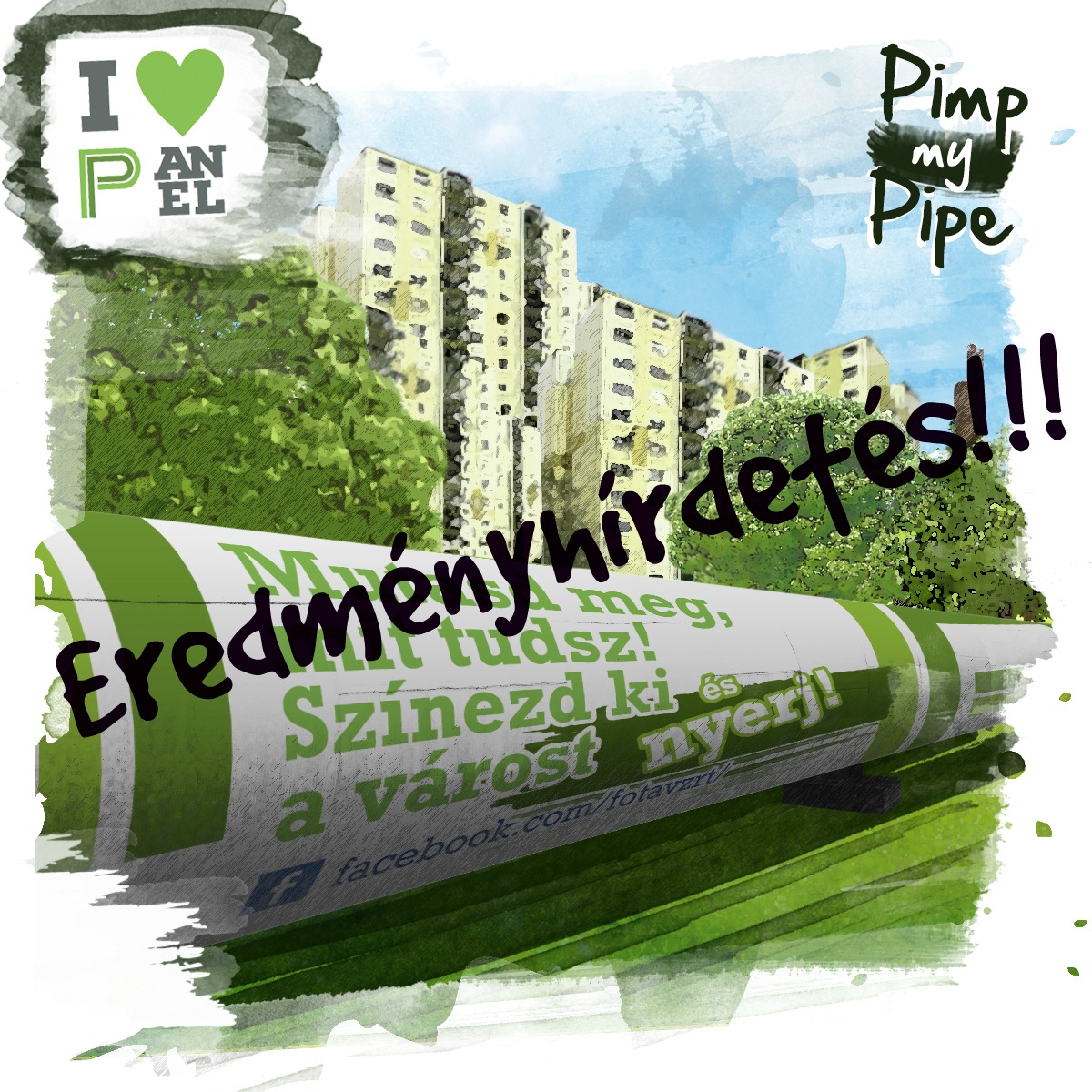 Pimp my Pipe eredményhirdetés! - Újpest térképét festi a Színes Város a FŐTÁV távhő-vezetékére