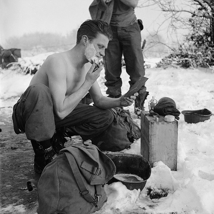 having a shave ardennes 1944.jpg