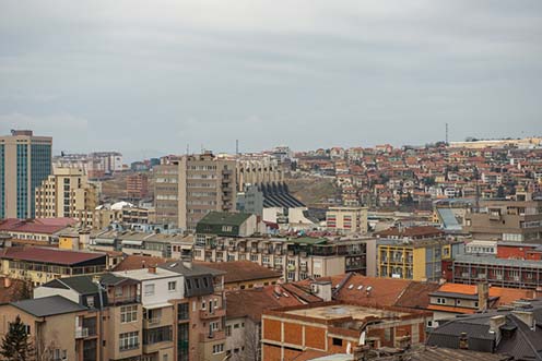 Prishtina látképe