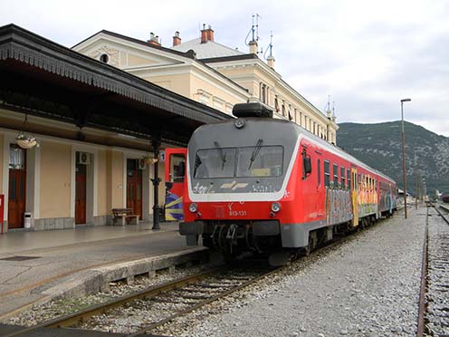 Ugyanott. Nova Gorica, vasútállomás, 2014