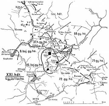 Általános helyzet 1916. november 8-án
