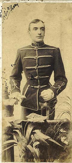 Tabódy Zsolt korábbi katonafotója