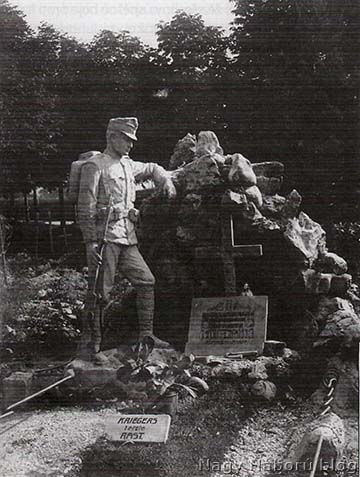 „A harcos utolsó pihenője” – Czant Emil százados nyughelye a háború idején a tolmeini temetőben
