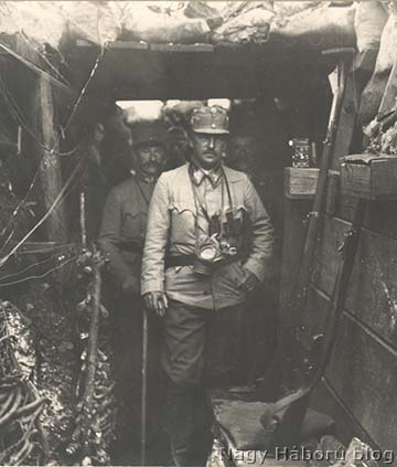 József főherceg a Monte San Michelén 1916 tavaszán