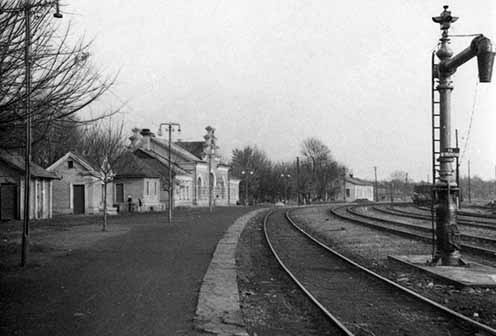 Sztojanov vasútállomása az 1970-es években