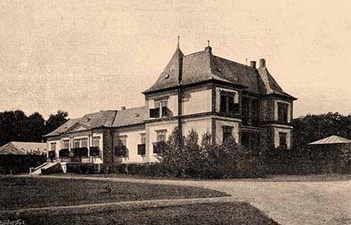 Gróf Tisza Kálmán kastélya Csegőd pusztán 1901-ben