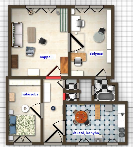 Lakástervezés 3d ben, azaz sims élesben nem art decor