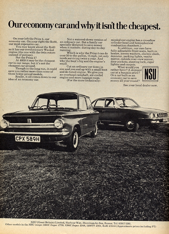 1970. NSU Prinz és Ro80.jpg