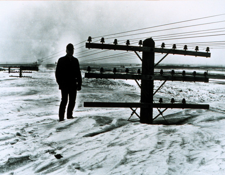 1966. Észak-dakotai hófúvás. A három nagy hófúvás egyike. 1888-ban 112-en, 1941-ben 34-en, míg a képen látható 1966-osba öten haltak bele..jpg