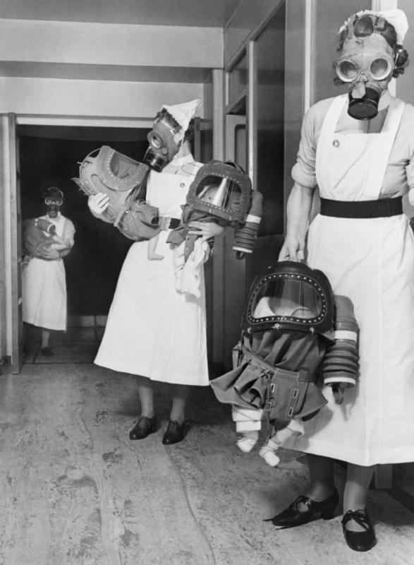 1940_Gas masks for babies tested at an English hospital.jpg