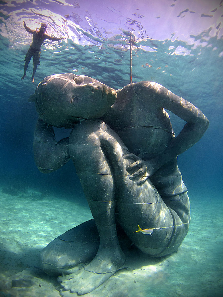 Csodálatos víz alatti szoborpark