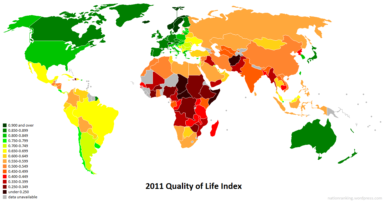 Quality Of Life Index America