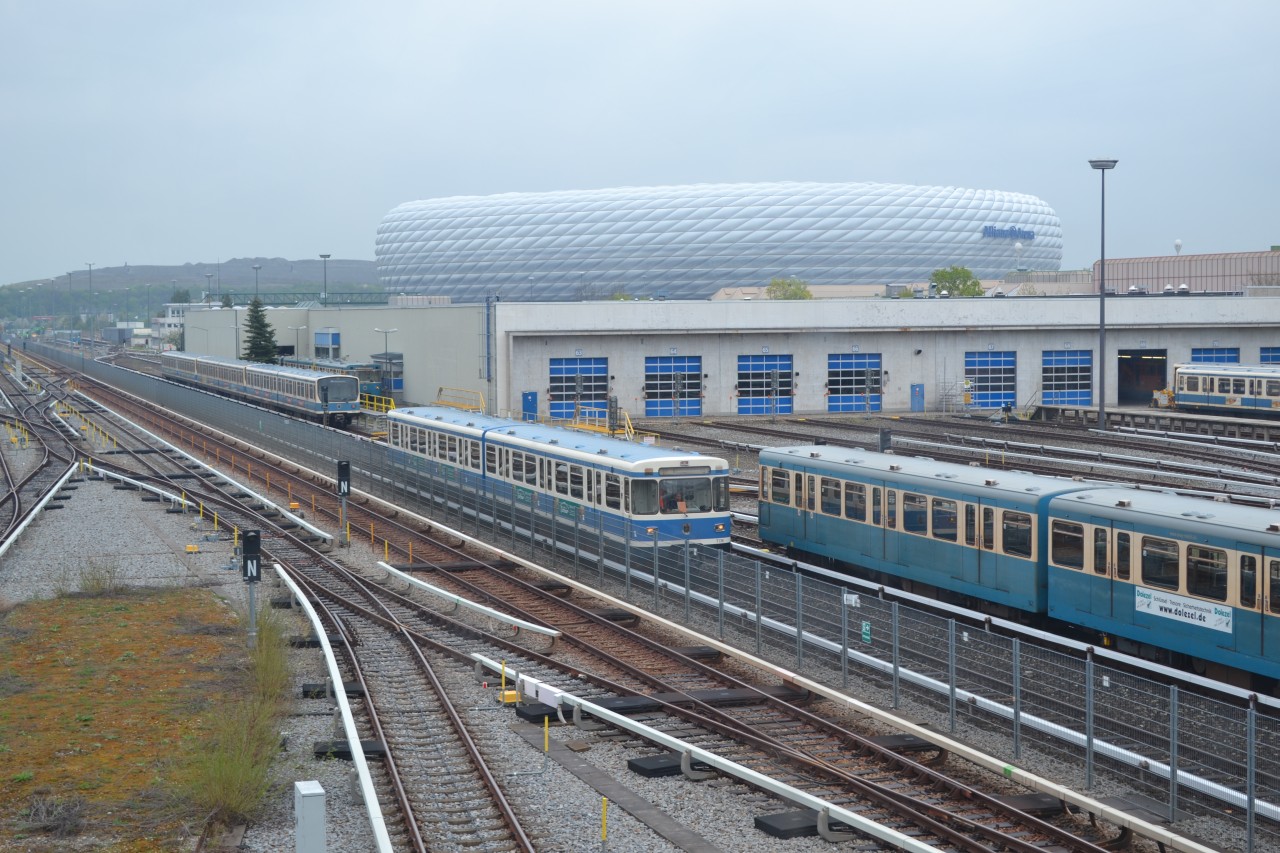 A müncheni Allianz Aréna Vonattal? Természetesen!