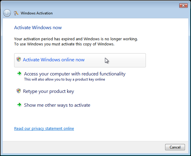 Windows Xp Not Activated Crack