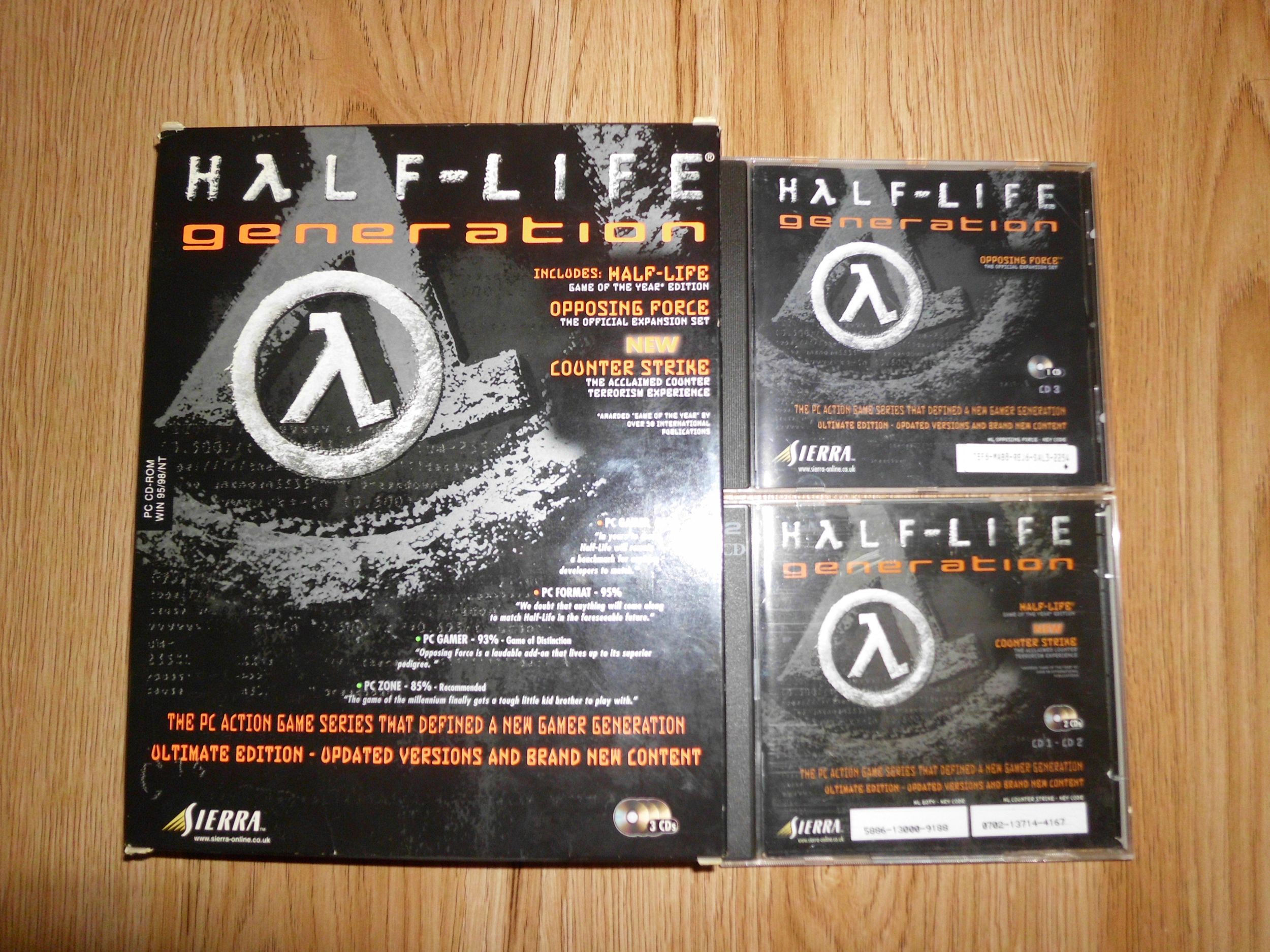 Type the cd key displayed on the half life cd case фото 1